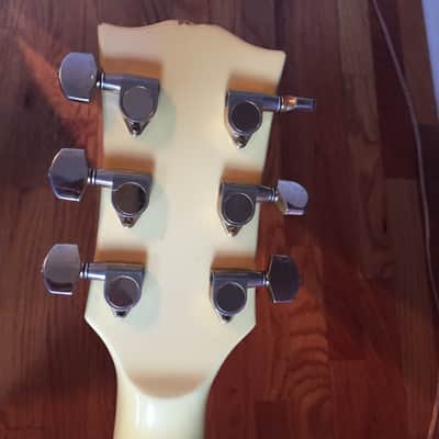 Burny / Fernandes Japan ca. 1985 Les Paul Custom Cream / White RLC-60 / LC-70RR Solidbody Electric image 4