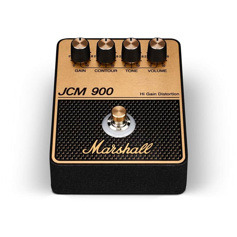 ギター Marshall JCM 900 Hi Gain Distortion Marshall JCM900 Hi Gain Distortion Effects Pedal - Gold