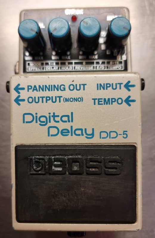 Boss DD-5 Digital Delay (Pink or Dark Gray Label) 1995 - 2003 - White image 1