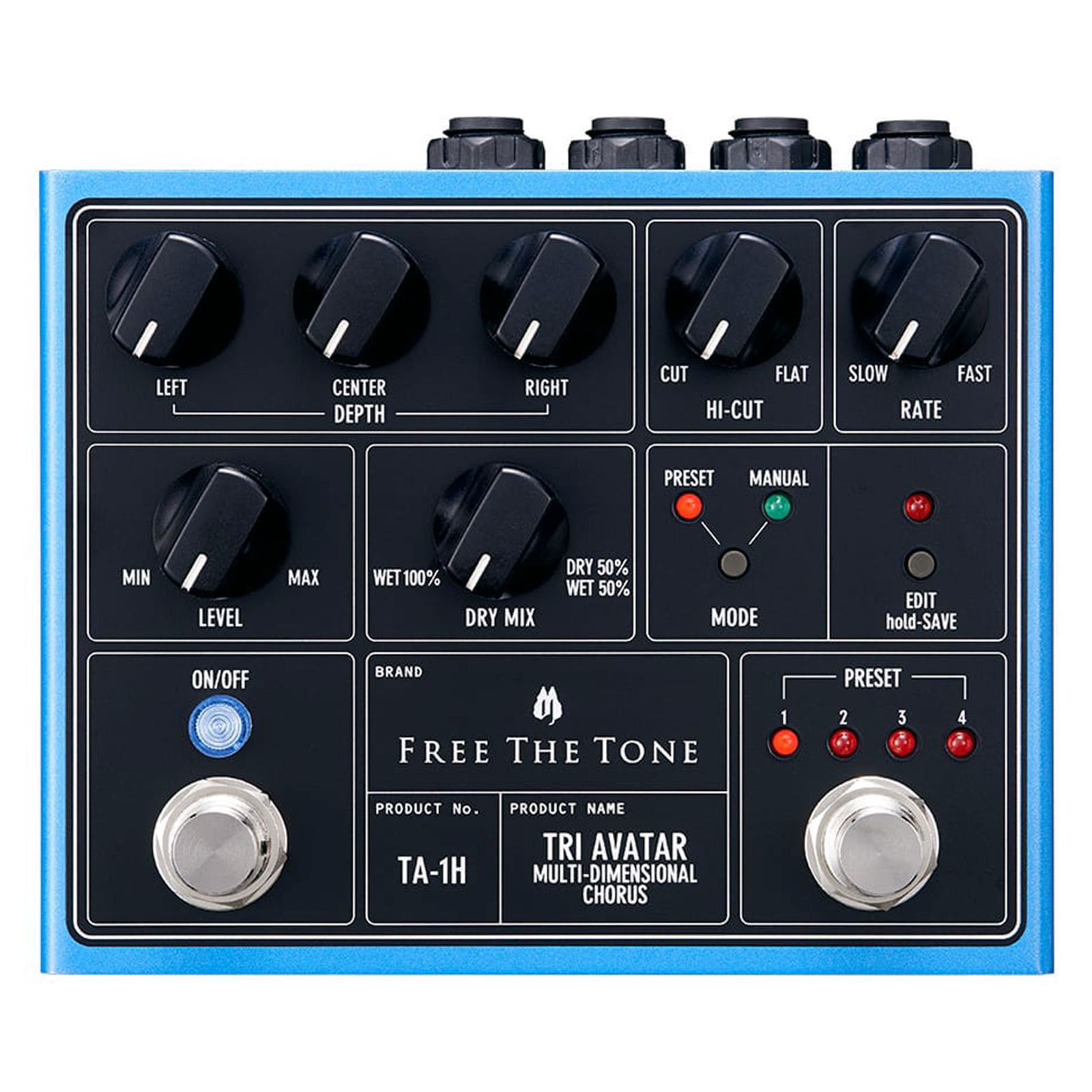 Free The Tone TA-1H Tri-Avatar Multi-Dimensional Chorus | Reverb