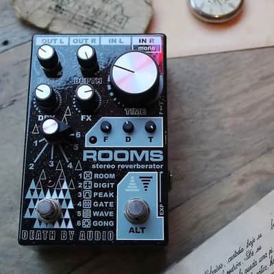 Death By Audio Rooms Stereo Reverb Black Sparkle image 1