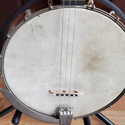 Antique 1930s Sterling Tenor Banjo ~ New Tailpiece and Bridge ~ With NOCC ~*SALE*~ See Video! image 9