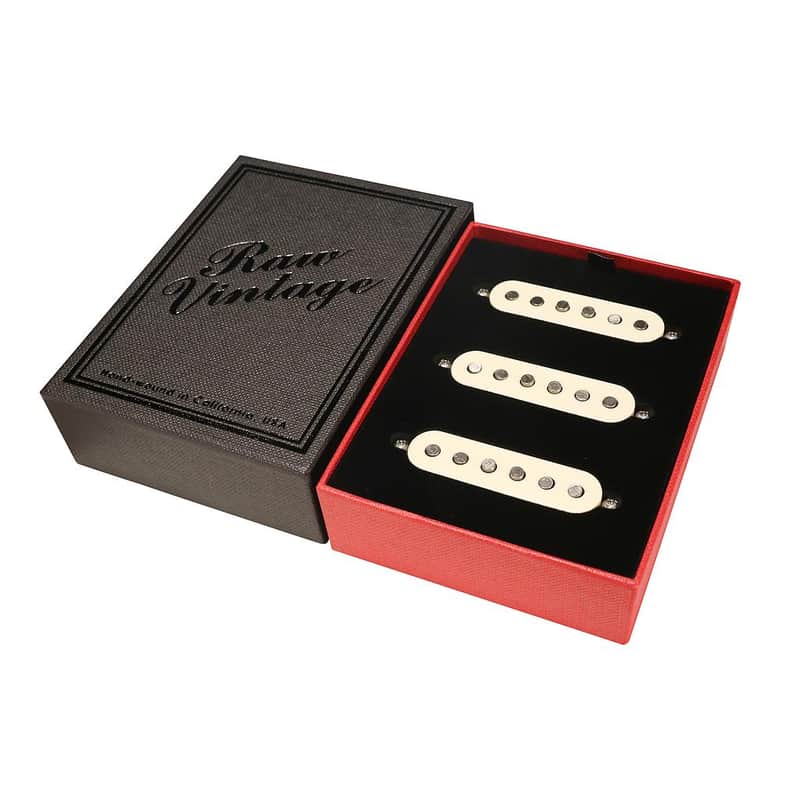 Raw Vintage RV-50 Stratocaster Single Coil Pickup SET image 1