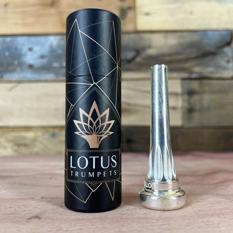 Lotus 2M Lotus Trumpet Mouthpiece, Brass Silver Plated | Reverb