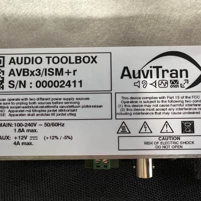 AuviTran Audio toolbox AVBx3 plus cards 2023 image 5