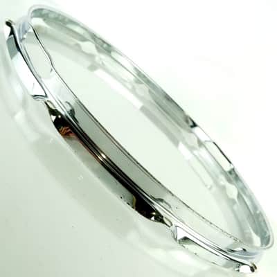 Ludwig 15"10Lug 1.6mm Resonant Marching Snare Drum Rim/Hoop Triple Flange US 80s image 5