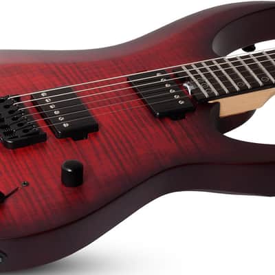 Schecter Sunset-6 Extreme - Scarlet Burst (2571) image 10