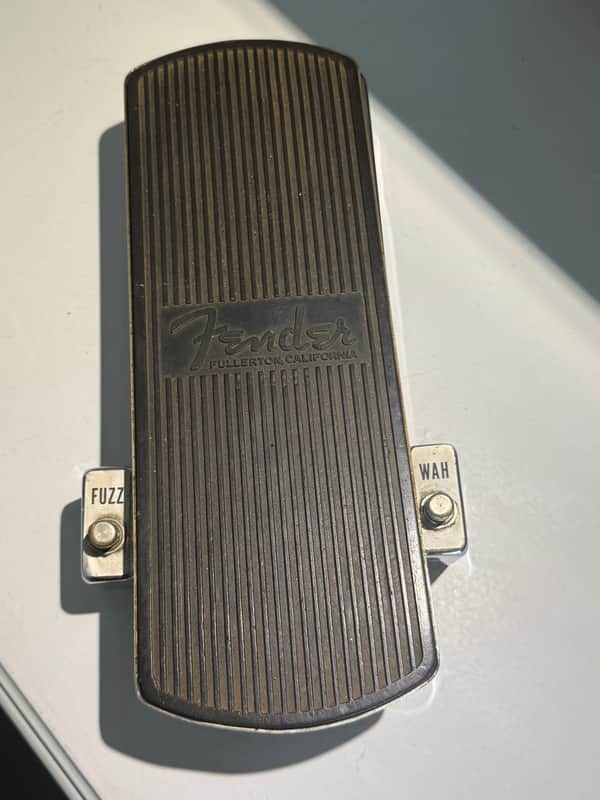 Fender Fuzz Wah pedal 1970s  - Chrome image 1