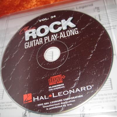 Hal Leonard Guitar Play-Along Classic Rock Book Vol 34 w/ CD 64 Pages image 5