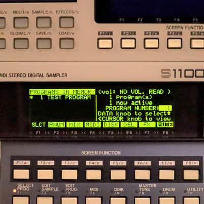 Akai S 1000 / S 1100 LED Display Lemon/Black