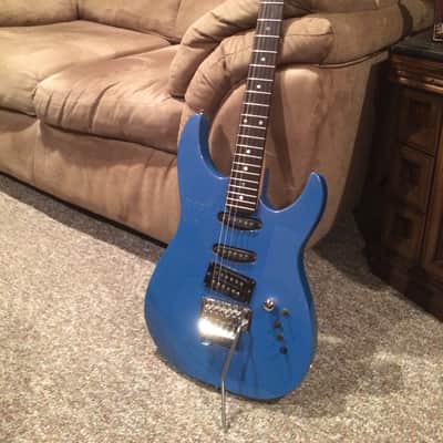 Kramer Pacer Custom II 1987 Flip Flop Blue image 1