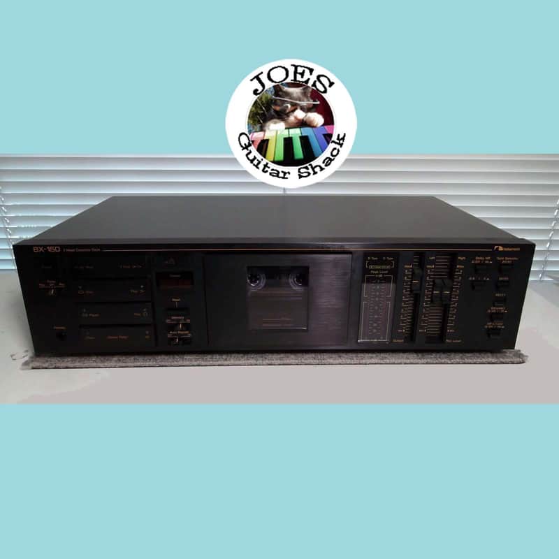 1984 Nakamichi BX-150 Black Stereo Cassette Deck 1-Owner Serviced New Belts & Tire 07-2022 VG #509 image 1