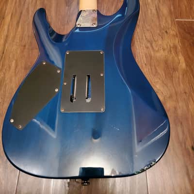 ESP LTD MH-103 QM 2008 - 2018 - See Thru Blue image 5