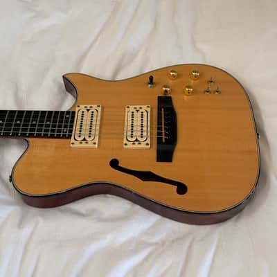 Carvin AE-185 Acoustic/Electric "Hybrid" Semi-Hollow Body - Spruce Top - Made in USA - Free Pro Setup image 5