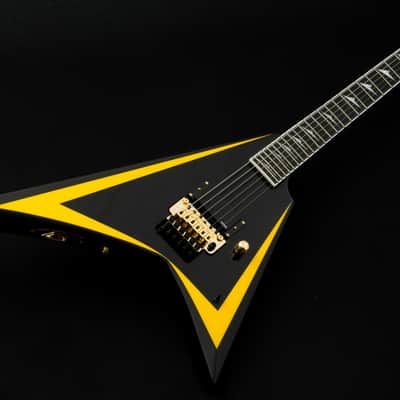 ESP EDWARDS E-ALEXI ARROW HEAD w/ESP GB-30V -Black with Yellow Stripe- #ED1721263 2026 [Made in Japan][Children of Bodom Alexi Laiho] image 2
