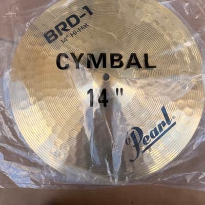 Pearl BRD1 3 Piece Cymbal Pack; Pearl Logo; 14" Hi-hats, 16" Crash, 20" Ride image 4