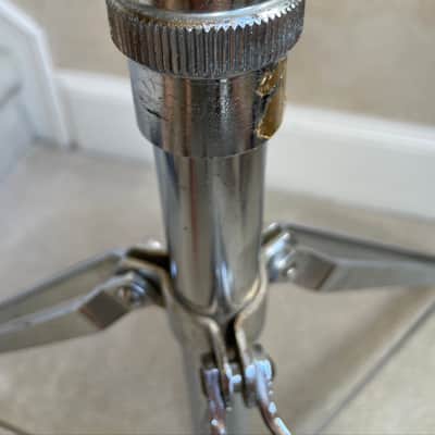 Yamaha 9000 RC Cymbal stand tripod base 80’s - Chrome image 6