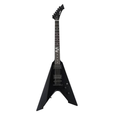 ESP LTD James Hetfield Signature Vulture Electric Guitar - Black Satin B-Stock image 2