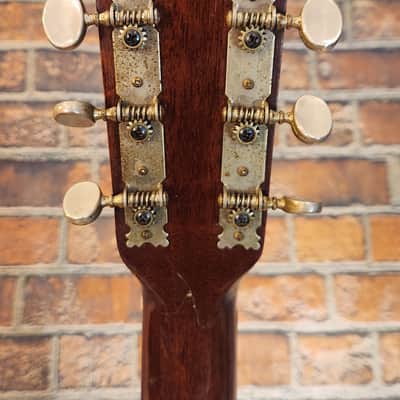 Vintage 1960s Estrada FS-5 Acoustic Guitar Natural-GOOD Tone-Repaired Headstock image 18