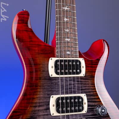 PRS SE Custom 24 Charcoal Cherry Burst image 4