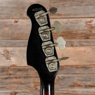 Supro Violin Bass Sunburst 1960s image 7