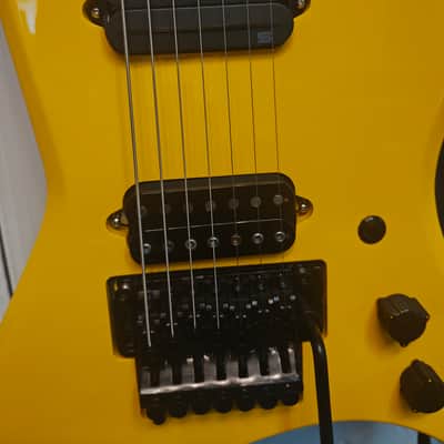 Jackson Pro Series Dave Davidson Warrior WR7 MAH MPL 2025 - Present - Ferrari Yellow image 4