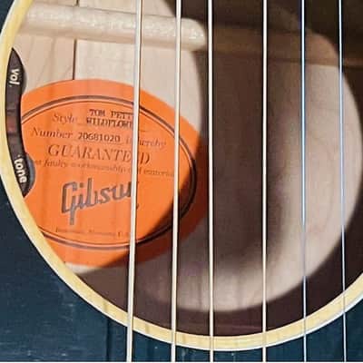 Gibson Tom Petty Signature SJ-200 Wildflower 2021 - Present - Antique Natural #20/100 image 13
