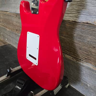 Fender Standard Stratocaster with Vintage Tremolo, Maple Fretboard 1991 - 1997 - Crimson Red Metallic image 14