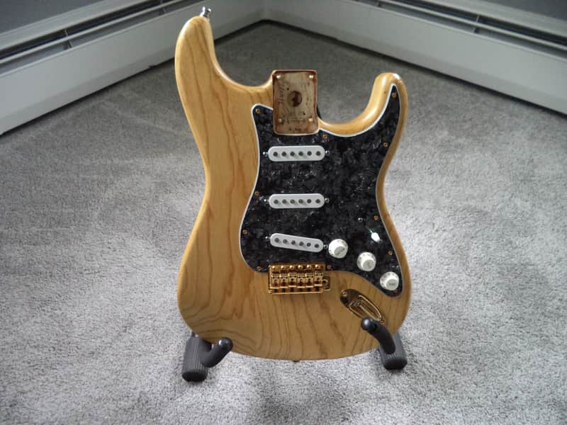 Fender Deluxe Stratocaster Loaded Body Ash Mexico image 1