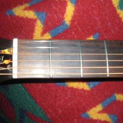 Alvarez 5063 70s rare solid top Japan rare color sound flamed back mountain tone image 10