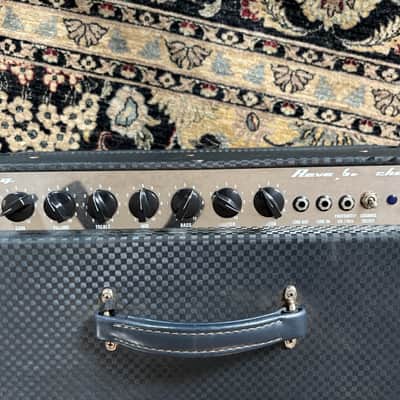 Ampeg Model R-212R Reverberocket 50-Watt 2x12" Guitar Combo Reissue 1996 - 2006 Blue Diamond image 3