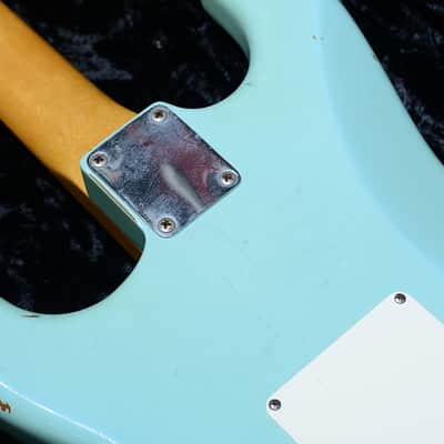 Fender Custom Shop 1960 Stratocaster Relic Sonic Blue 2001' image 10
