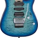 Charvel MJ San Dimas Style 1 HSH FR Electric Guitar, Maple Fingerboard, Caribbean Burst