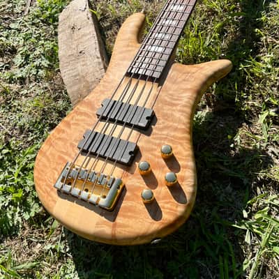 Spector Euro 5LX 2004 - Natural Satin Quilt Top Neck-Thru image 8