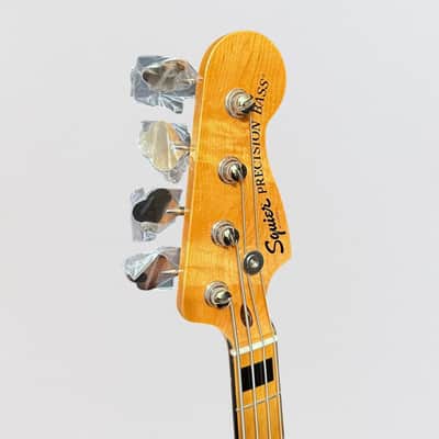 Fender Squier Classic Vibe '70s Precision P 4 String Electric Bass Guitar - Black image 8