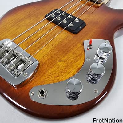 G&L CLF L-1000 4-String Bass Old School Tobacco Sunburst USA MFD okoume 9.20lbs CLF2205197 image 8