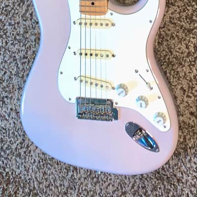 2022 Fender Junior Collection  Stratocaster Satin Shell Pink electric guitar made in japan MIJ image 1