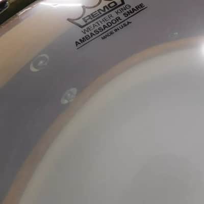 Vintage 1927 Liberty 5x14 Solid Walnut Shell Snare Drum Sea Green Pearl - RARE! image 15