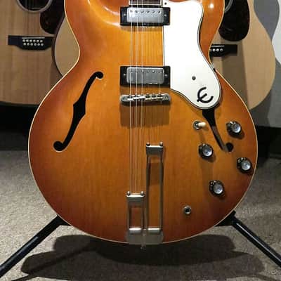 Epiphone 1962 Riviera Honeyburst with S.S. Frets & Case (Joe Satriani Private Collection)(Pre-Owned) image 1