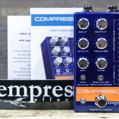 Empress Effects Compressor MkII All Analog Compressor Blue Sparkle Effect Pedal image 9