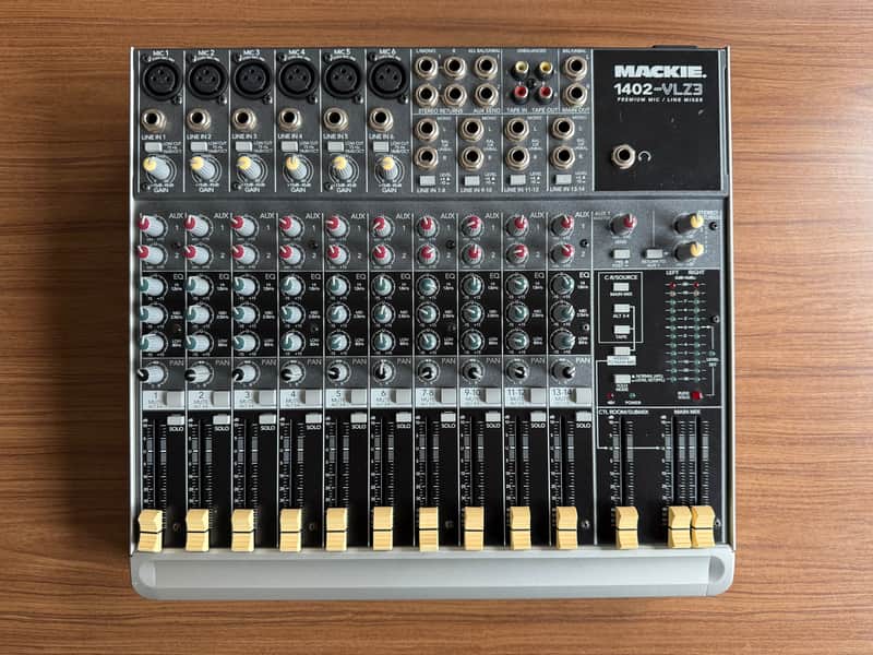 Mackie 1402-VLZ3 14-Channel Mic / Line Mixer 2008 - 2014 - Dark Gray image 1