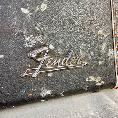 Fender Jazz Precision Telecaster Bass Hard Case 1967-1971 Black Orange image 2