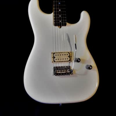 ST. BLUES Eliminator 1 "Billy Gibbons" 1984 White. Strings & Things Workshop. VERY RARE Plays Great image 1