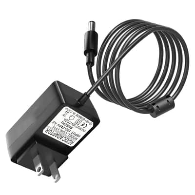 10FT Long Power Supply Adapter Cord for Yamaha PSR, YPG, YPT, DGX, DD, EZ and P Digital Piano and Portable Keyboard Charger, 12V 2A AC Adapter Replacement Yamaha Keyboard PA-130 PA-PA150 Power Cable