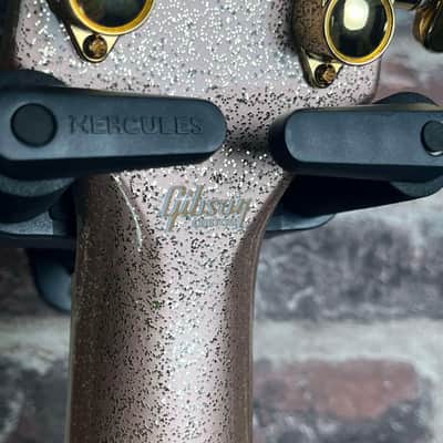 GIBSON LES PAUL CUSTOM ROSE GOLD SPARKLE image 12