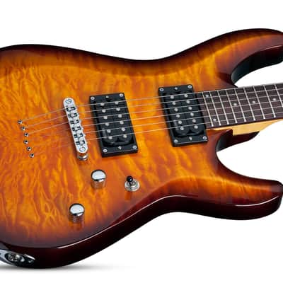 Schecter C-6 Plus Vintage Sunburst #444 image 1