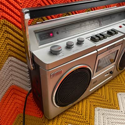 Sony Boombox - Early 80’s Made in Japan 🇯🇵! - Beautiful Machine! - Onboard Mics for Recording and Lines Out! - image 3
