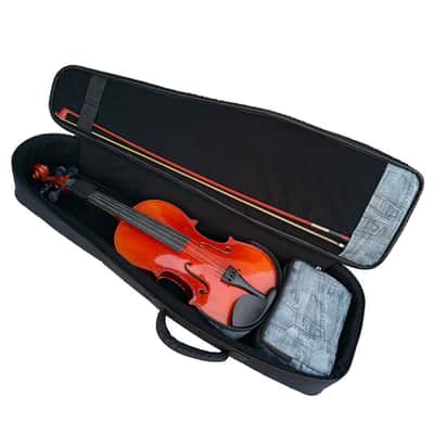 4/4 Full Size Violin Bag Shaped Case Backpack Super Light Travel Carrying Bag image 3
