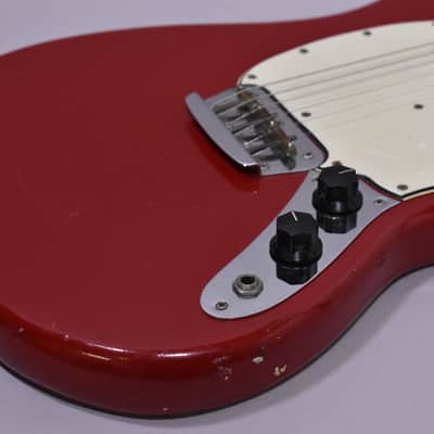 Immagine 1966 Fender Musicmaster II Dakota Red w/OHSC - 7