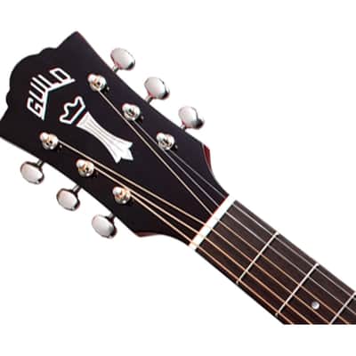 Guild D-140 Dreadnought Acoustic Guitar - Natural Cherry Burst image 4